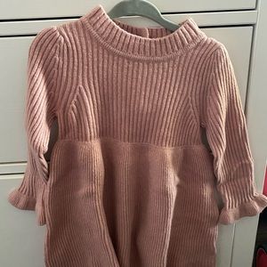 Sweater dress (mauve color)